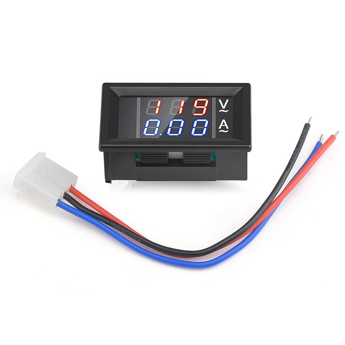 DC6-120V 100A Digital Voltmeter Ampere Voltmeter Voltage Panel LED