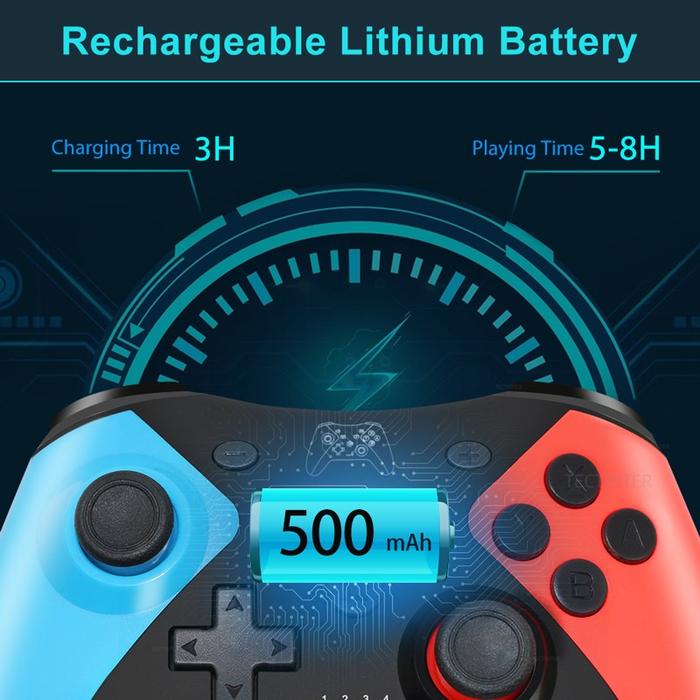 Support Bluetooth Gamepad Wireless Controller Compatible Nintendo