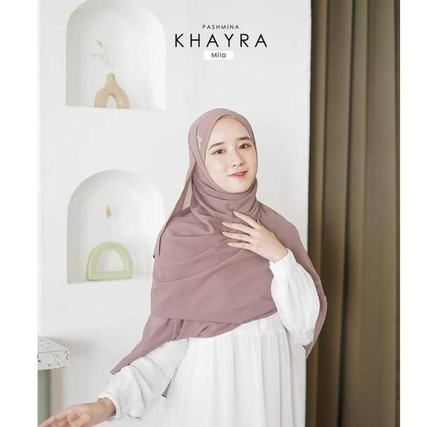 Terbaru Azamka Hijab Pashmina Azamka Khayra Kerudung Pasmina Babydoll premium