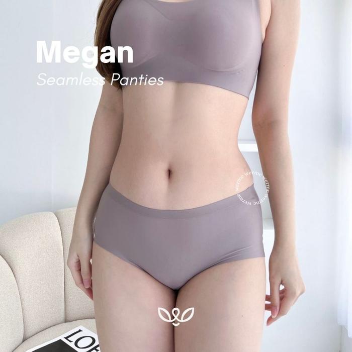 Panties - Megan Mid-Waist Seamless Panties Bigsize Panties
