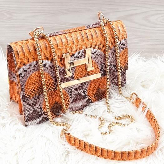 TAS Kulit Ular Wanita Kekinian TAS HER* ESS ULAR TAS Selempang Ular TAS Murah HP