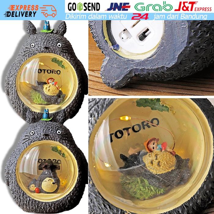 Baru Studio Ghibli Totoro Figure LED Night Lamp / Anak Hadiah / Ornamen Dekorasi Ruangan
