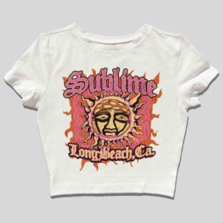 baby tee Sublime Band Style Y2K Crop tee