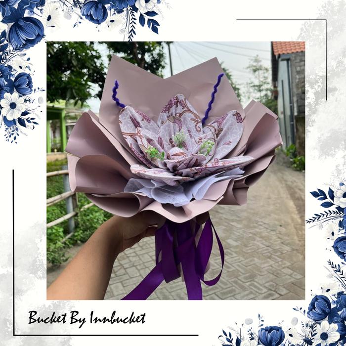 BUKET JILBAB UNGU 2 || BUKET WISUDA ISI JILBAB / HIJAB || BUKET HIJAB MOTIF BUKET HADIAH
