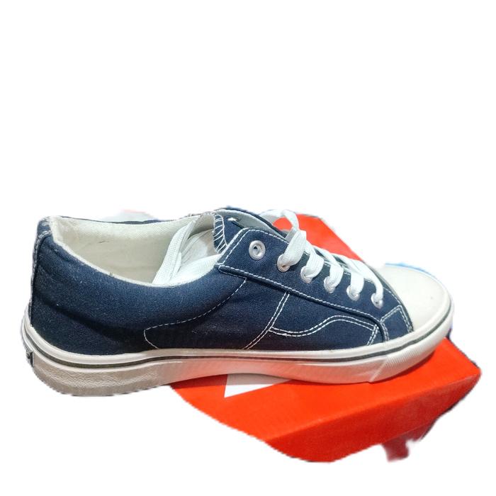 Airwalk ames Best Seller terlaris promo terbaru kekinian Original Sepatu Sneakers Canvas Biru Putih 