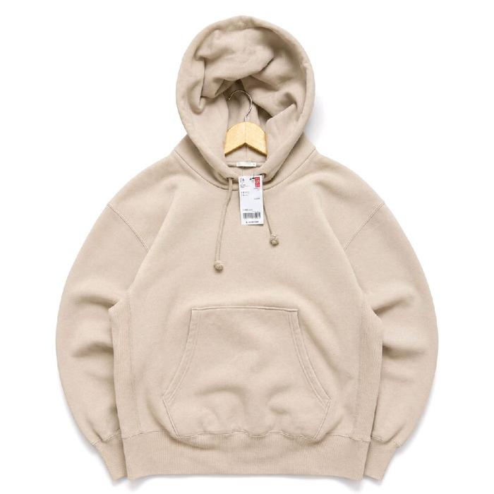 GU by UNIQLO HOODIE  HEAVY WEIGHT CREAM