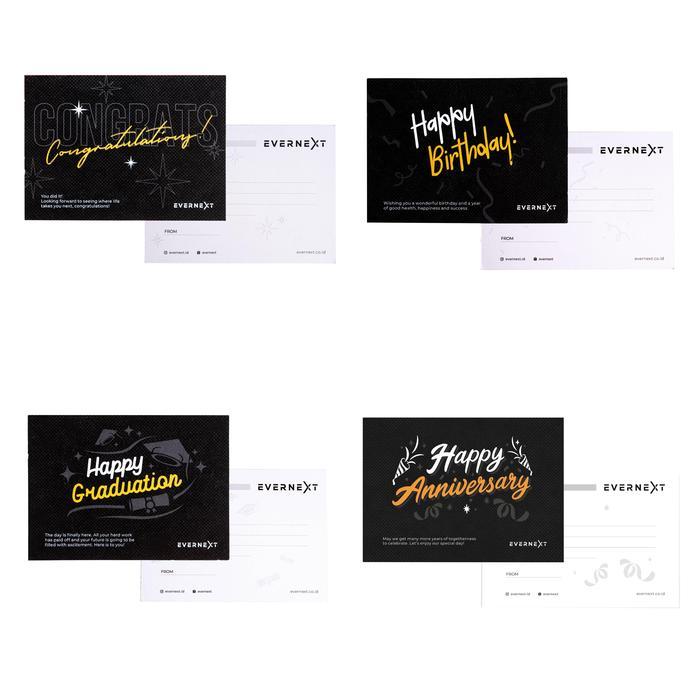Eiger - EVERNEXT Kartu Ucapan Ulang Tahun Graduation Wisuda Greeting Card Hadiah Kado Birthday Gift