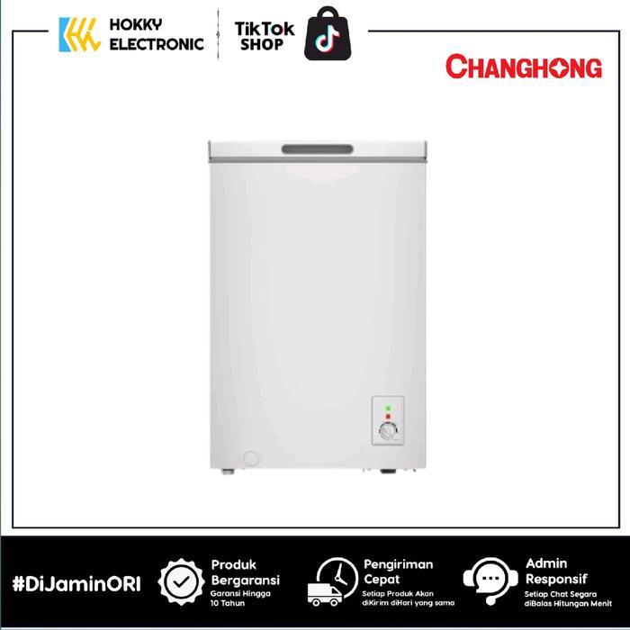Changhong fcf-136dw Chest Freezer fcf 136 dw Freezer box daging 100 Liter New