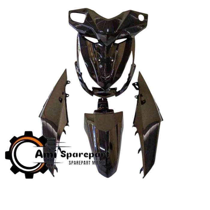 Cover body full halus beat fi warna hitam thn 2013 - 2015