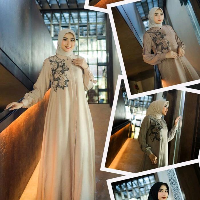 VELMA DRESS HALWA / dress Halwa VELMA dress Gamis Santai