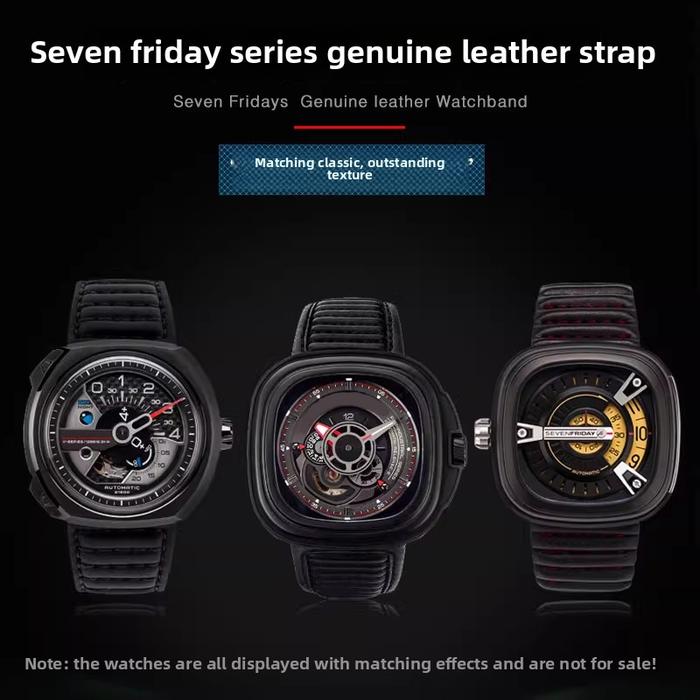 28mm For Seven Friday High qualityGenuine Leather Watch Strap M2/Q201/02/03 P1 Cowhide Watchband Wri