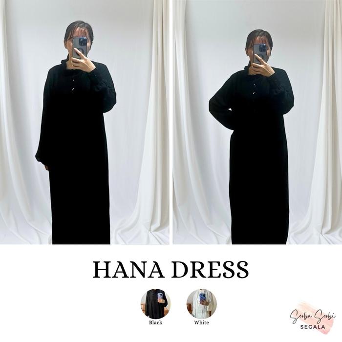 HANA DRESS | Gamis Wanita | Gamis Kekinian | Dress Panjang | Dress Kekinian