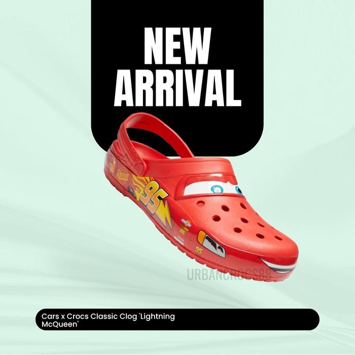 SANDAL CARS MCQUEEN KIDS & DEWASA/CARS MCQUEEN/SANDAL PRIA/SANDAL ANAK (CROCS CARS MCQUEEN)