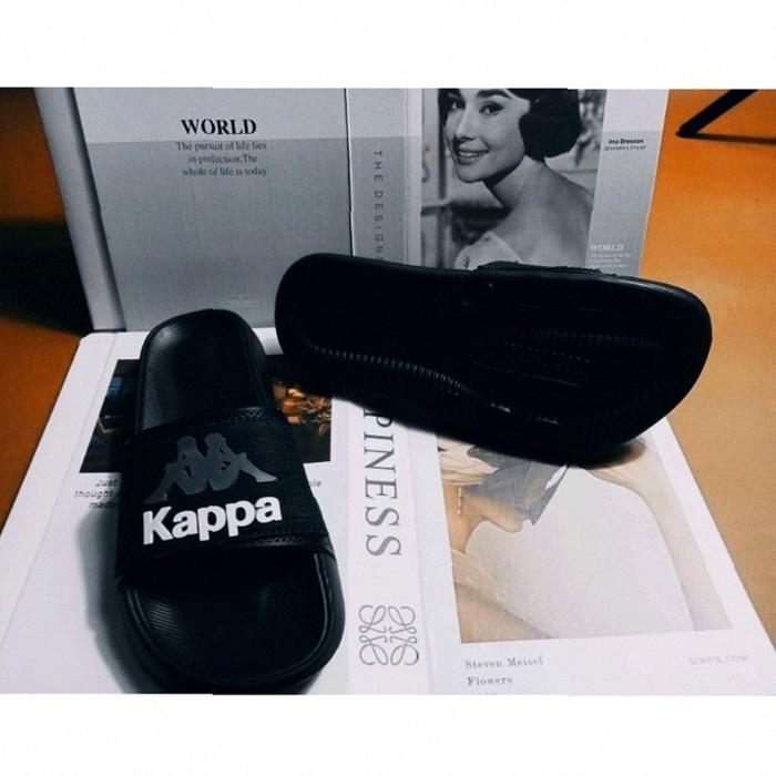 SANDAL PAYLON PLOKING MOTIF KAPPA/SANDAL UNOSEX CECO KAPPA | Kekinian