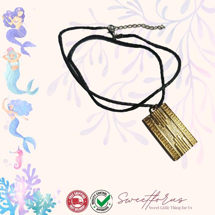 Kalung Peeta Melark District 12 The Hunger Games | Catching Fire Peeta Necklace Golden