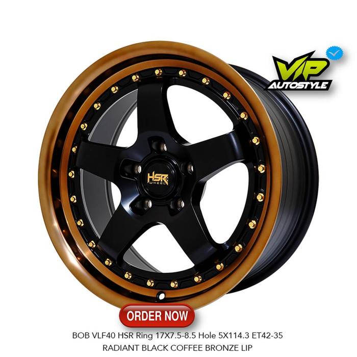 VELG MOBIL TERIOS, INNOVA, RUSH, ERTIGA, XL7 RING 17 HSR BOBO 5X114,3 - HSR WHEEL JAKARTA UTARA