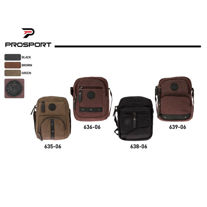 ◤New◢ Tas Selempang Kanvas Prosport Tas Selempang Pria