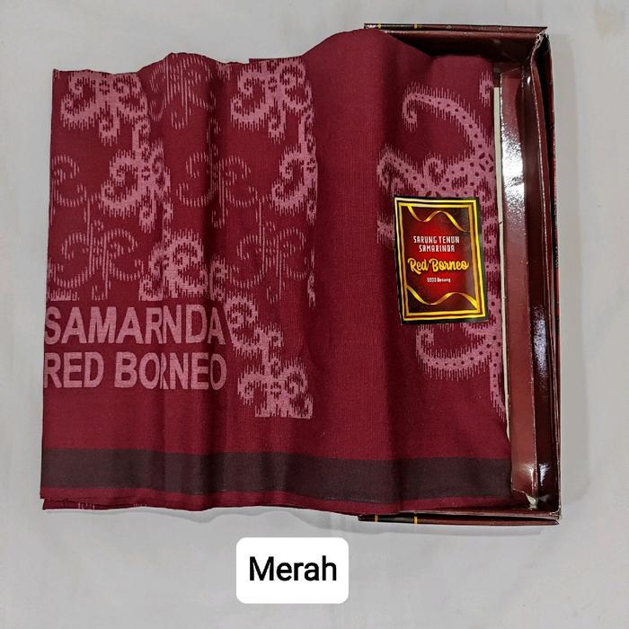 Sarung Samarinda - Red Borneo Srb