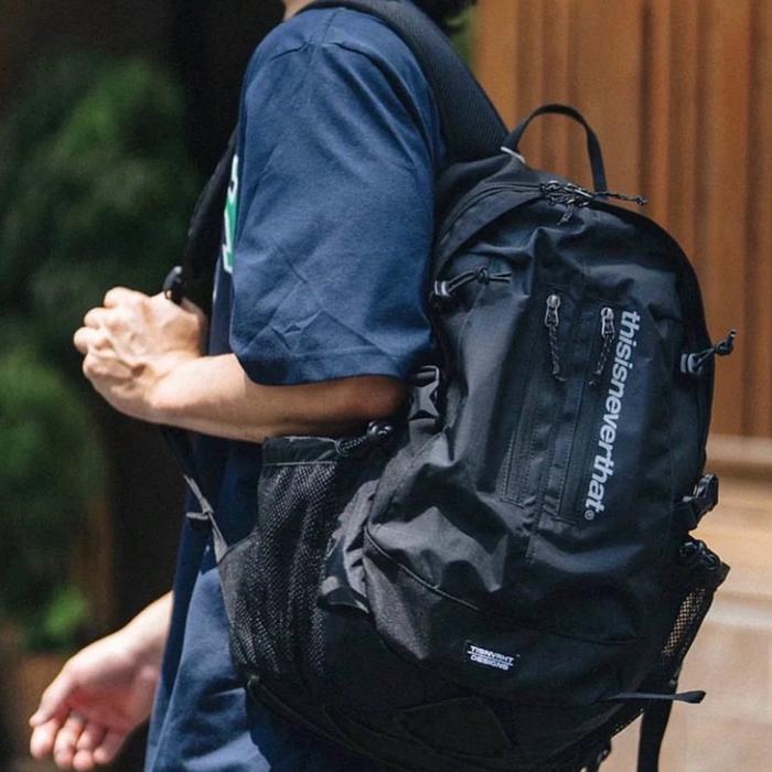 THISISNEVERTHAT SP Backpack 29L Logo Print CORDURA Black Originals