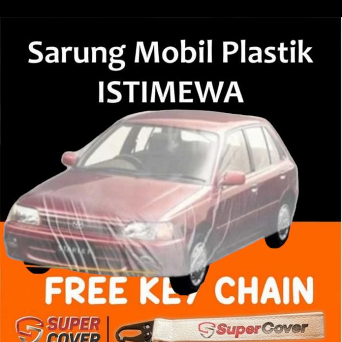 Cover mobil /Sarung mobil Toyota STARLET plastik transparan waterproof
