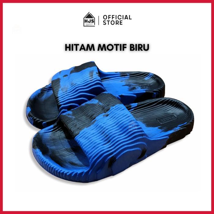 HJS Sandal Selop Pria Wanita Karet EVA Motif Loreng Abstrak Nyaman Tidak Licin / Sandal Slide Pakie 