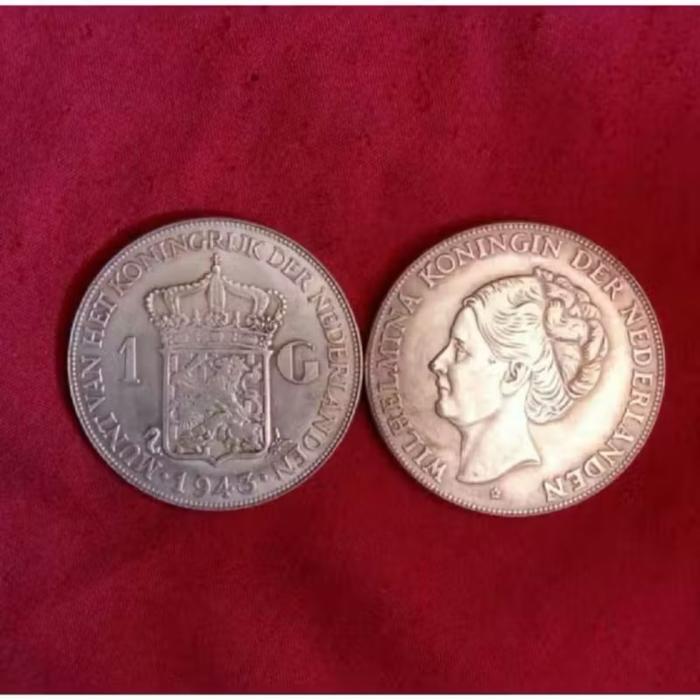 Koin Kuno Perak Netherlands Belanda