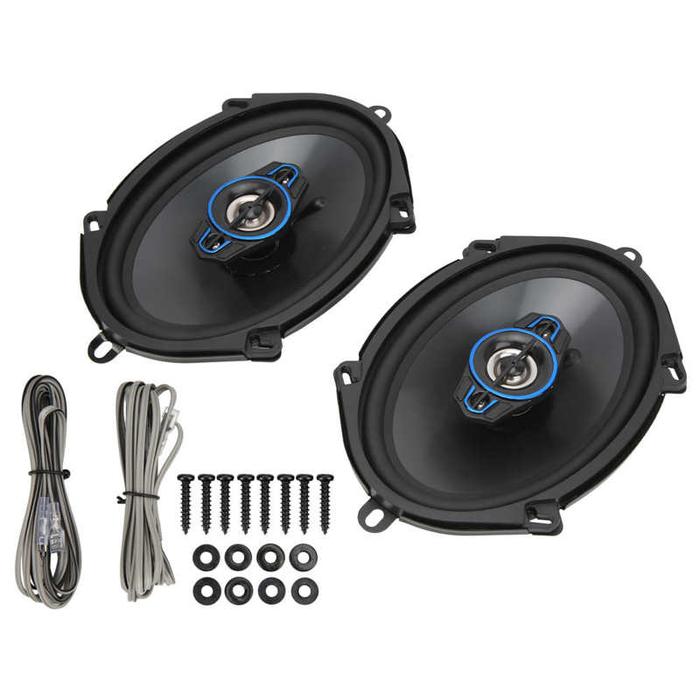 1 Pair Car Speaker 5x7in 12V 350W Car Subwoofer Coaxial Speaker Car