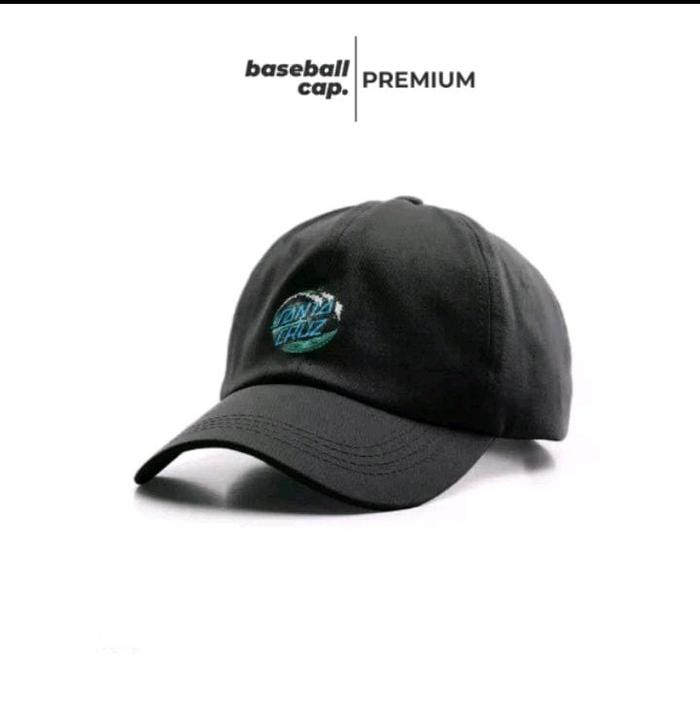 TOPI BASEBALL CAPS PREMIUM PRIA WANITA ORIGINAL LOGO SANTA CRUZ