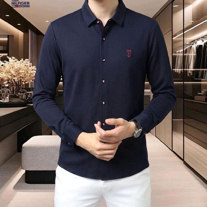 KEMEJA PANJANG PRIA HF4183 IMPORT BRANDED