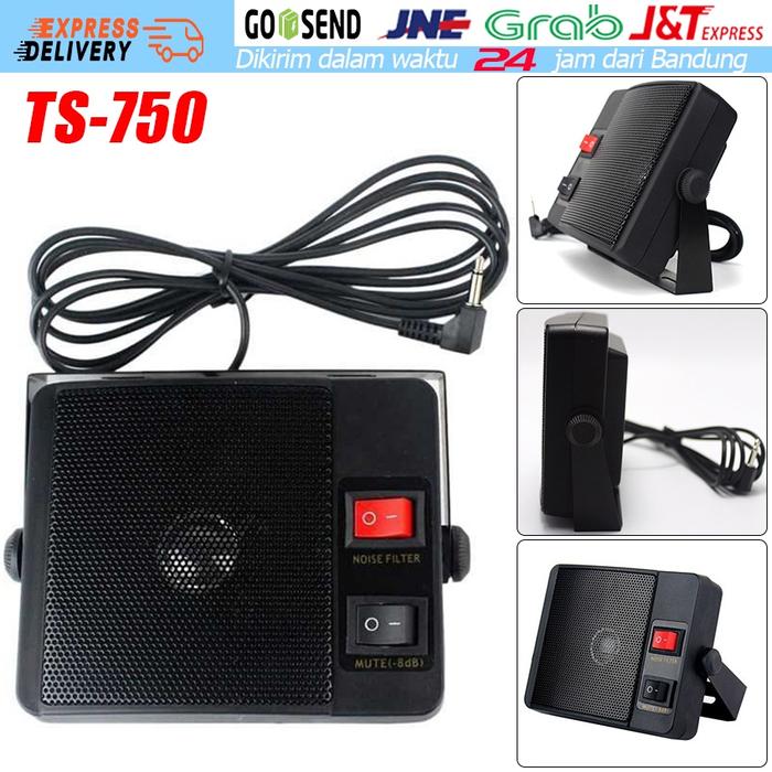 Pembicara Tambahan TS-750 Untuk Radio Mobil Frekuensi Tinggi / Penguat Suara Kecil Radio Mobil