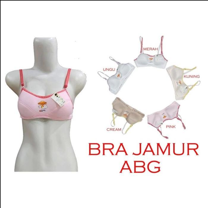PREMIUM BRA BH ABG JAMUR POLOS LIST WARNA