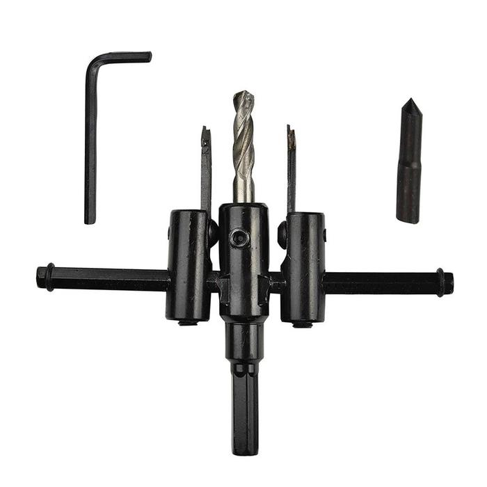30 - 300 MM Mata Bor Pelubang Kayu Jangka / Hole Saw Model Jangka Adjustable Circle Hole Cutter
