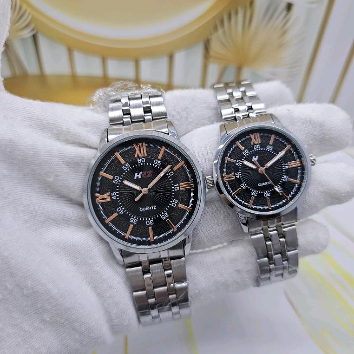 HRZ ORIGINAL, JAM TANGAN RANTAI PRIA DAN WANITA TERBARU (COUPLE/SATUAN)