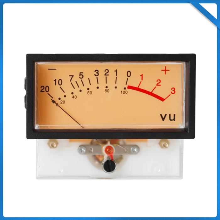 High-precision VU Ammeter DB Meter Power Discharge Flat Meter Mixer