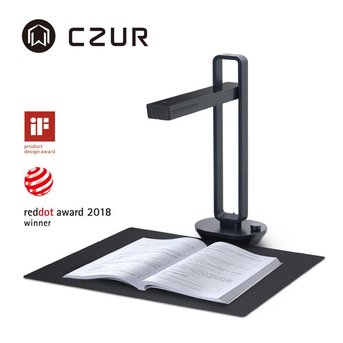 CZUR Book Scanner Aura Pro Portable Document Scanner 14MP Max A3