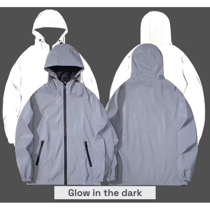 JAKET MENYALA / JAKET REFLEKTIVE / JAKET WINDBREAKER