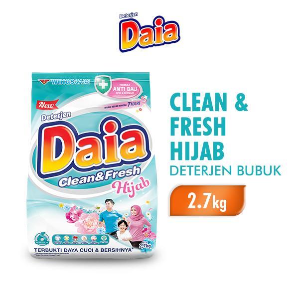 ORIGINAL Daia Hijab Deterjen Bubuk Clean & Fresh 2.7 kg READY STOCK
