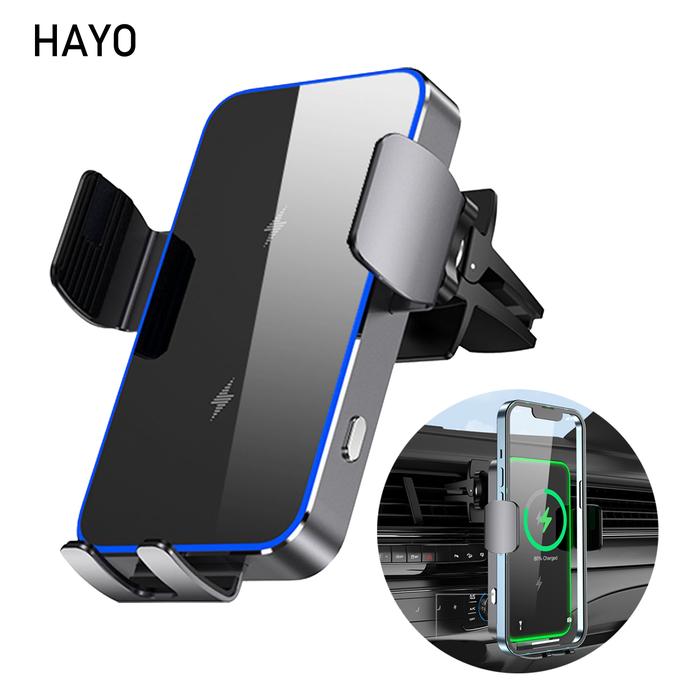Automatic Clamp Wireless Charger Car 15W Fast Charge for iphone 13