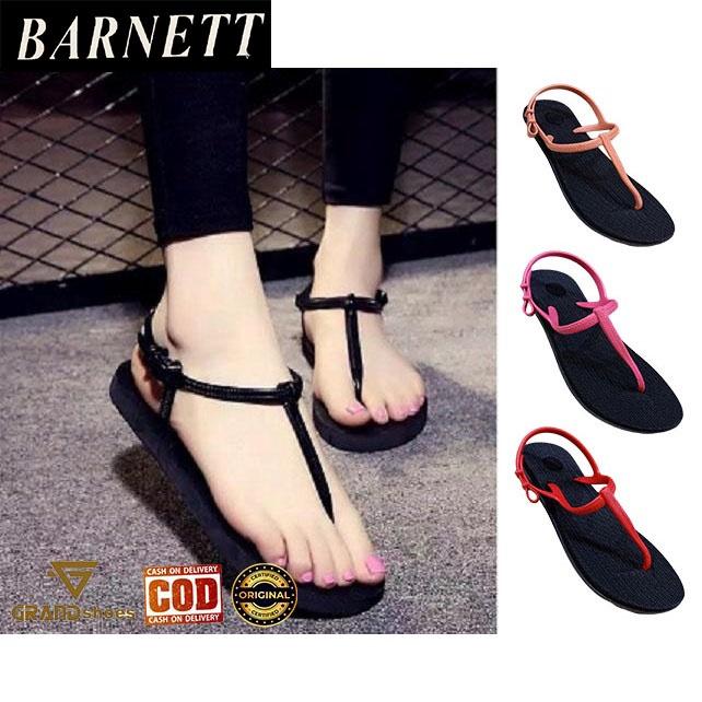 BARNETT CLEO FIT sandal sendal tali jepit karet strap wanita perempuan dewasa casual kasual original