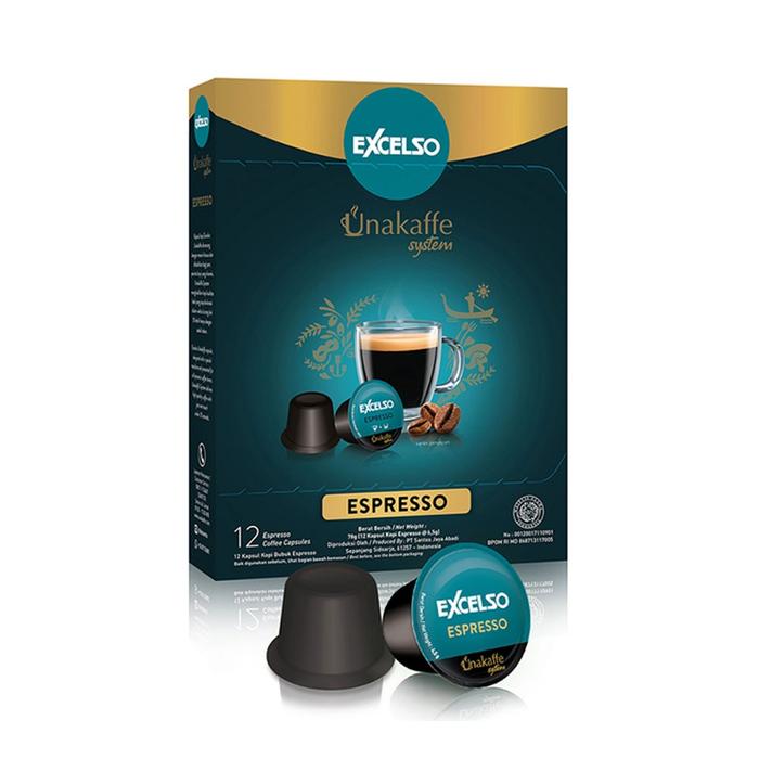 EXCELSO UNAKAFFE ESPRESSO DUS (12 X 6.5 GR)