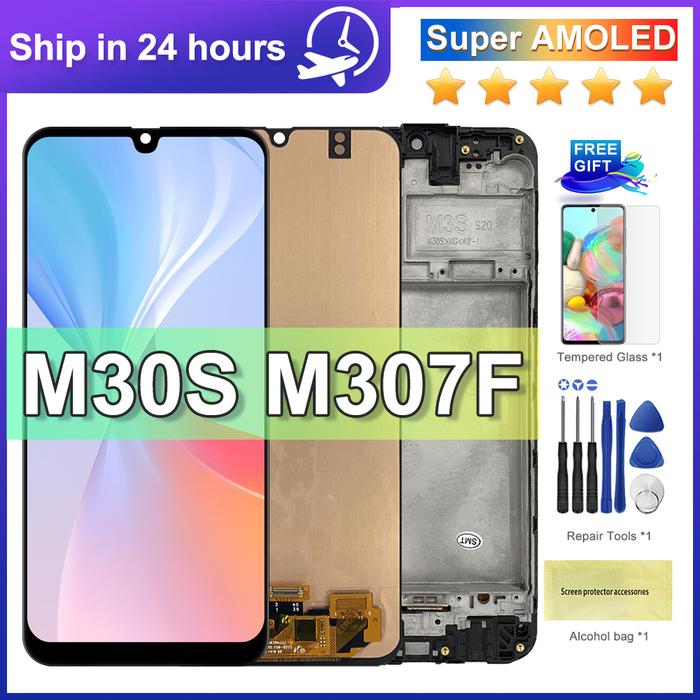 6.4'' AMOLED For Samsung Galaxy M30S M307F SM-M307F Replacement M30s