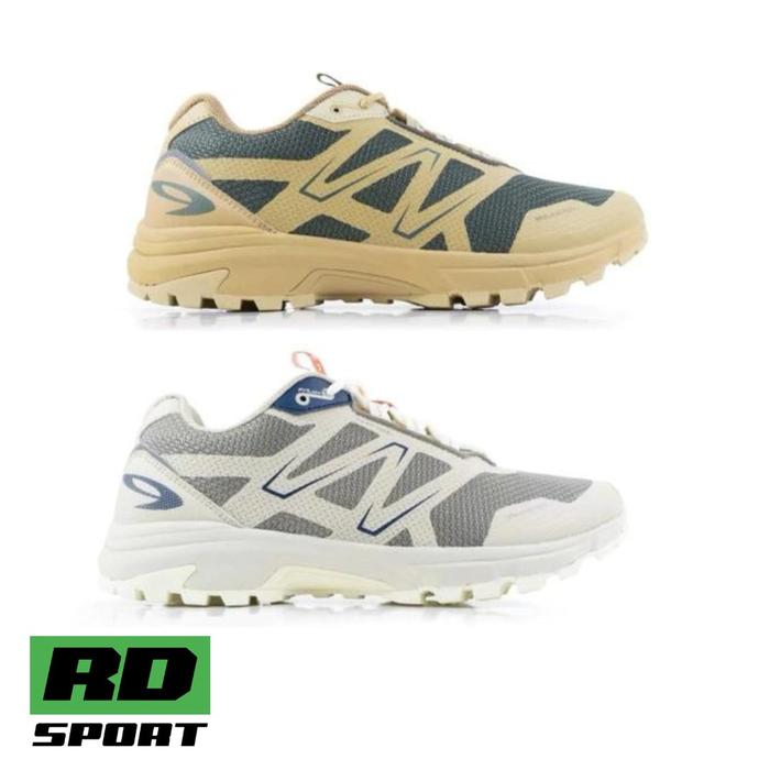 910NINETEN YUZA SEPATU RUNNING COKLAT/ABU