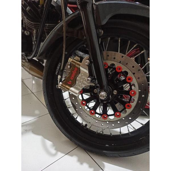 PENGEREMAN SET KALIPER BREMBO M50 BILLET PICTH 100MM DISC BREMBO 300MM