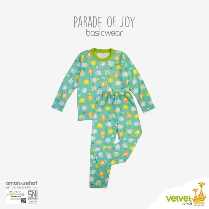 C♥2D PARADE OF JOY VELVET JUNIOR PIYAMA SETELAN BAJU ANAK LENGAN PANJANG Y㊛PH