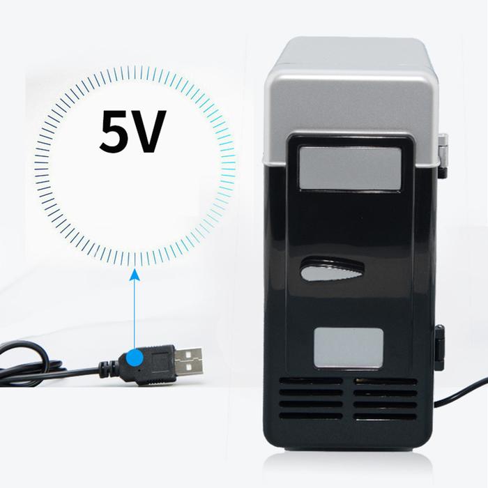 Mini Portabel USB 5V Kulkas Pendingin Minuman Kaleng