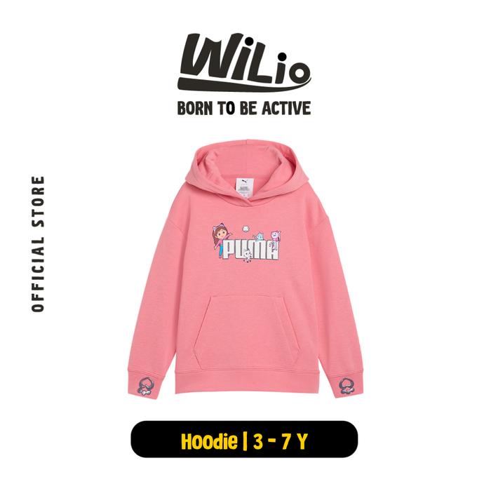 PUMA x GABBY'S DOLLHOUSE Relaxed Graphic Hoodie Kids 63492825 - Jaket Anak (Pink)