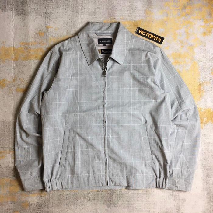 Jaket Casual Global Work Tartan