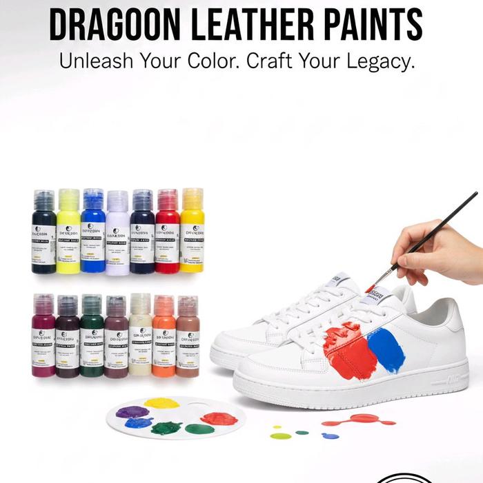 DRAGOON Cat Sepatu, Cat kanvas, Cat kain, Cat Kulit,Cat Sol sepatu,Cat lukis jaket&sepatu