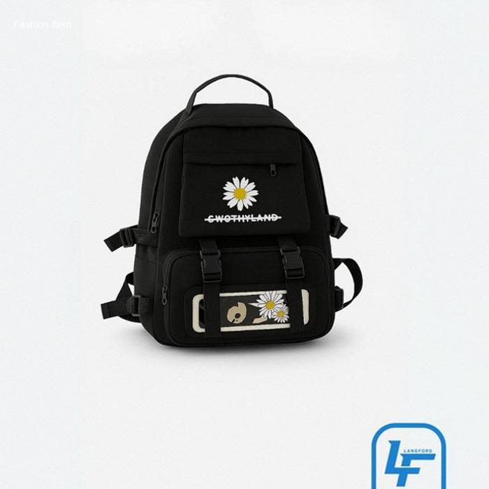 LANG FORD - Kiyowo / Tas Ransel Sekolah / Tas Ransel Wanita Remaja / Tas Hangout / Backpack Perempua
