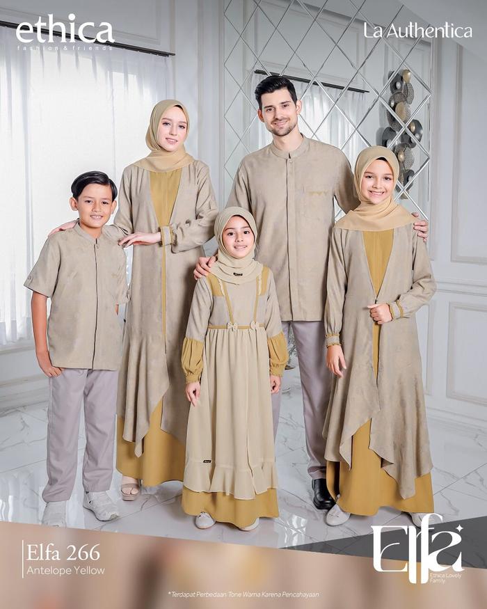 SARIMBIT ETHICA ELFA 266 ANTELOPE YELLOW / SARIMBIT ETHICA TERBARU - Gamis, Dewasa